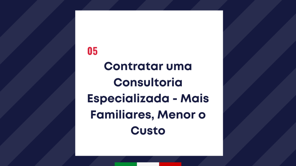 contratar uma consultoria especializada